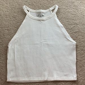 American Eagle White Halter Top